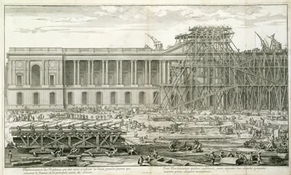 Building of the Main Entrance of the Louvre, Paris
